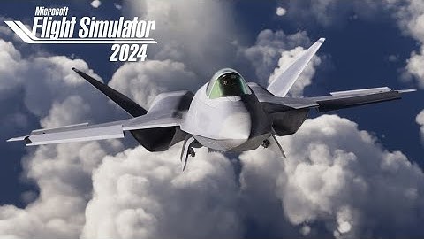 Microsoft Flight Simulator 2024 | Northrop F-23A Black Widow II | Blasting Through The Mach Loop