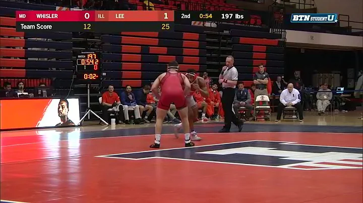 Big Ten Wrestling: 197 LBs - Maryland's David Bria...