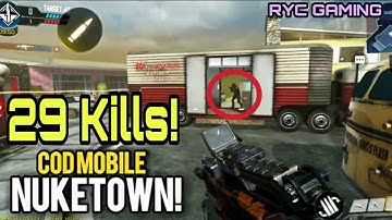 COD Mobile 29 Kills in Team Death Match | NUKE TOWN Map - Multiplayer - Ft: TRigerYT | RYC Gaming
