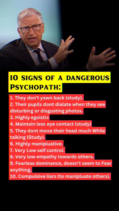 10 Signs You’re Dealing with a PSYCHOPATH 😱🧠 #quotes #explore #motivation #dangerous #psychology