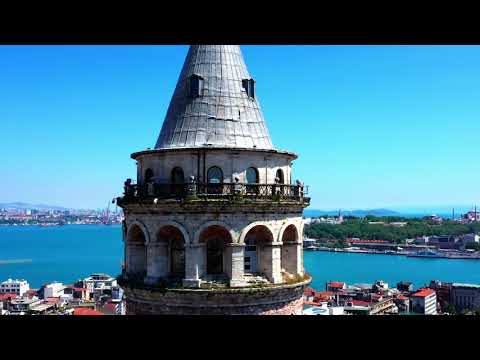 Galata Kulesi By Drone