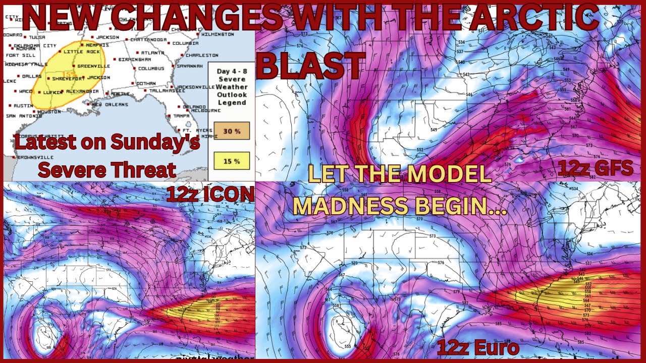New Changes With The Arctic Blast and Model Madness! Latest on Sunday's ...