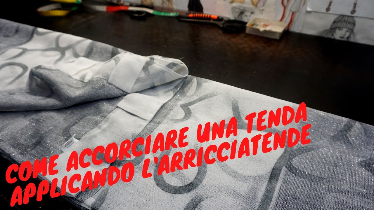 Come Accorciare una Tenda applicando l'arricciatende