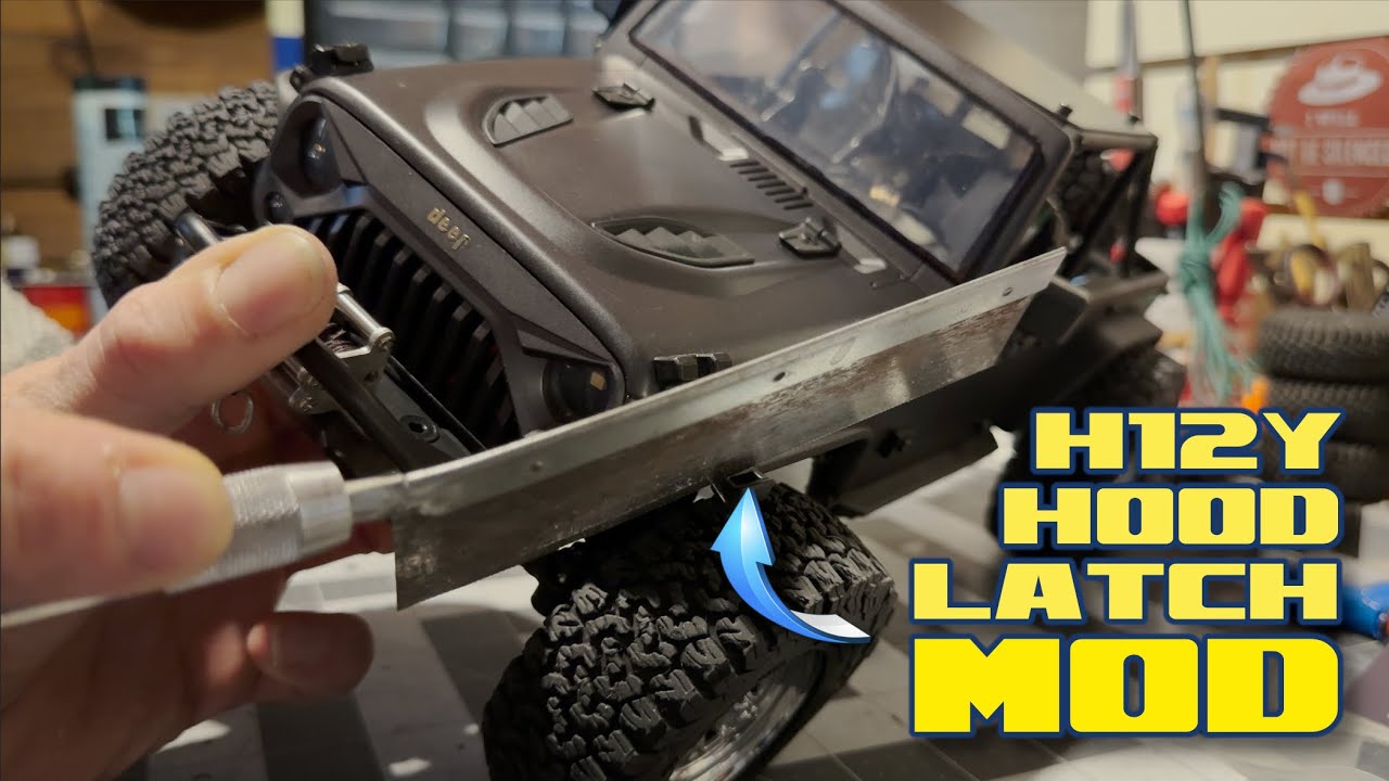 MJX H12Y - Mod Series - Video #3 - Easy Hood Latch Mod