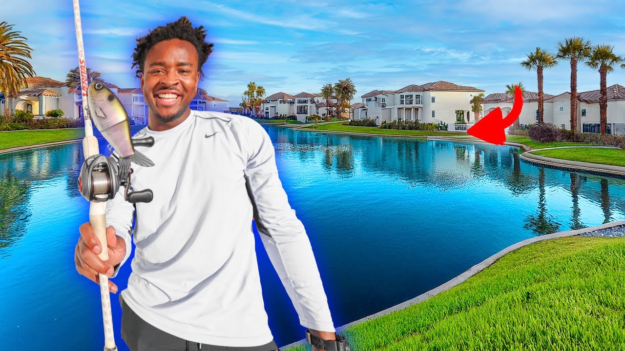Urban Pond Fishing: Unexpected Giant Bass in Residential Neighborhoods