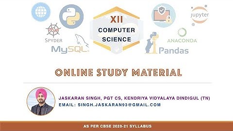 XII CS - Functions in Python