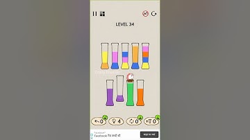 Water sort puzzle game level 34 #shorts #games #crazyshooter