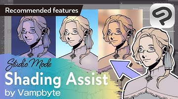 Effortlessly create shading with Shading Assist! by Vampbyte | Clip Studio Paint Recommended Feature