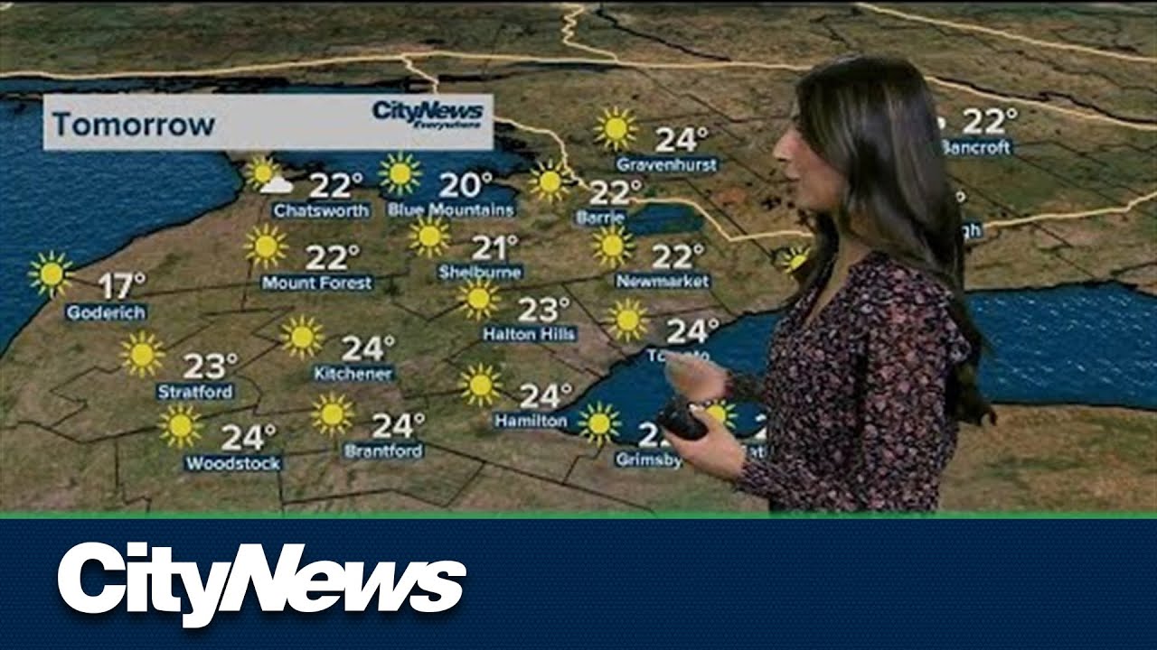 Sunny weekend, big warm up expected next week - YouTube