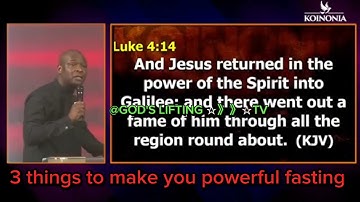 3 THINGS THAT WILL MAKE YOUR FASTING POWERFUL  ||APOSTLE JOSHUA SELMAN  || KOINONIA