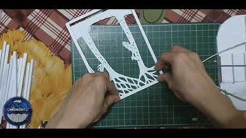 Chỉ cách làm 1 hộp Lightbox kirigumi hoàn chỉnh🐋🐋🐋