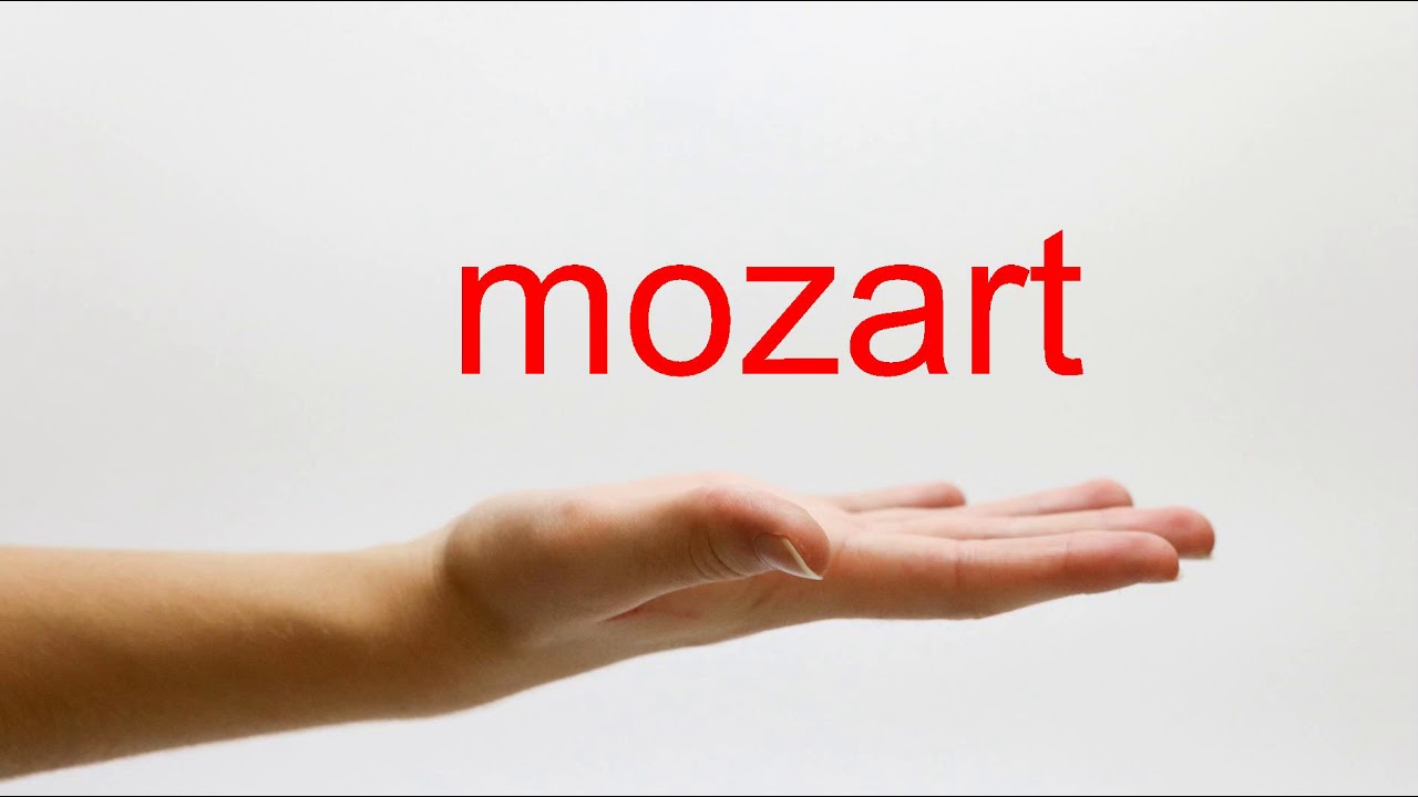 How to Pronounce mozart American English YouTube