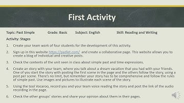 Designing Teaching Material with Web 2.0 Tools