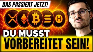 Krypto: VORSICHT vor DIESER Bewegung! Das passiert JETZT bei Bitcoin, Ethereum, Solana &amp; XRP!