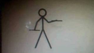 Stick Figure Animation- Lifting Weights Goes Horribly Wrong