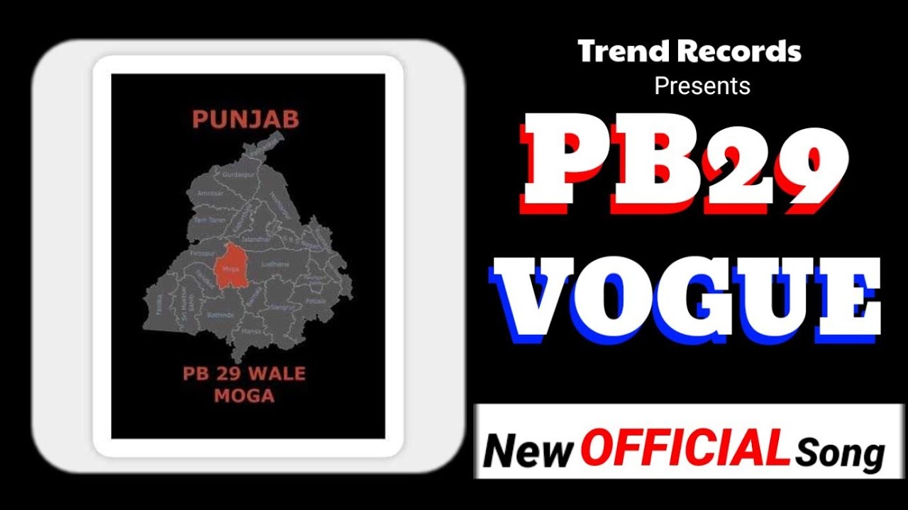 PB29 Vogue || Official New Punjabi(Audio) Song || Latest Punjabi Songs 2021