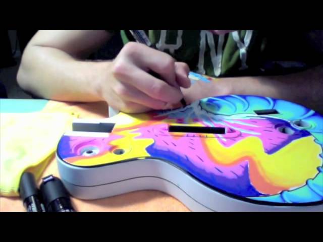 How To Paint Your Guitar Hero With Posca Paint Pens Youtube How To Paint Your Guitar Hero With Posca Paint Pens Youtube