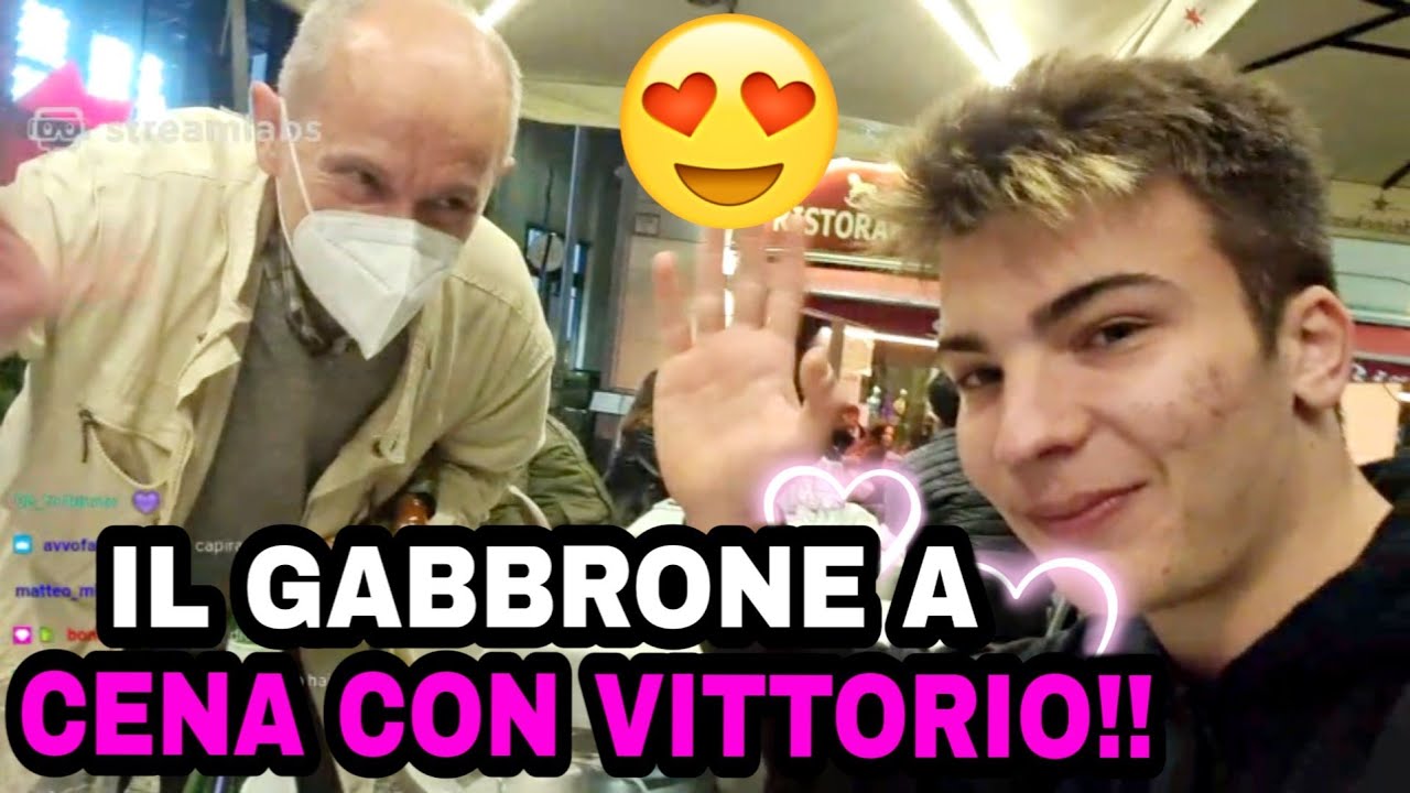 IL GABBRONE CENA CON UN SIGNORE SOLO DI 60 ANNI PER IL SUO COMPLEANNO!!