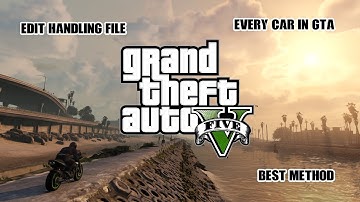 FiveM | How to edit handling file for EVERY car | WORKING METHOD