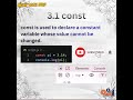 JavaScript Tutorial for Beginners | const Keyword 🚀