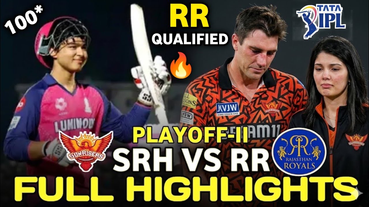 Sunrisers Hyderabad vs Rajasthan Royals IPL 2026 Match 72 Full Highlights 2026 | SRH VS RR 2026 IPL