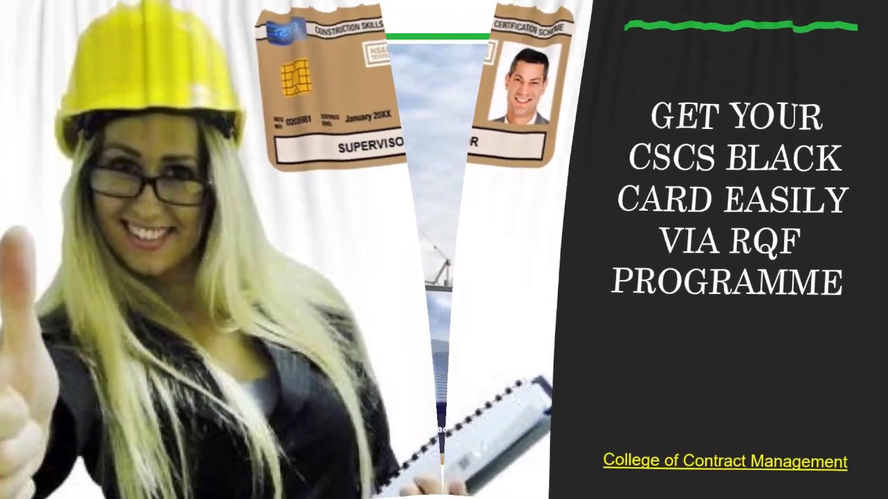 How to get cscs black card without nvq - YouTube