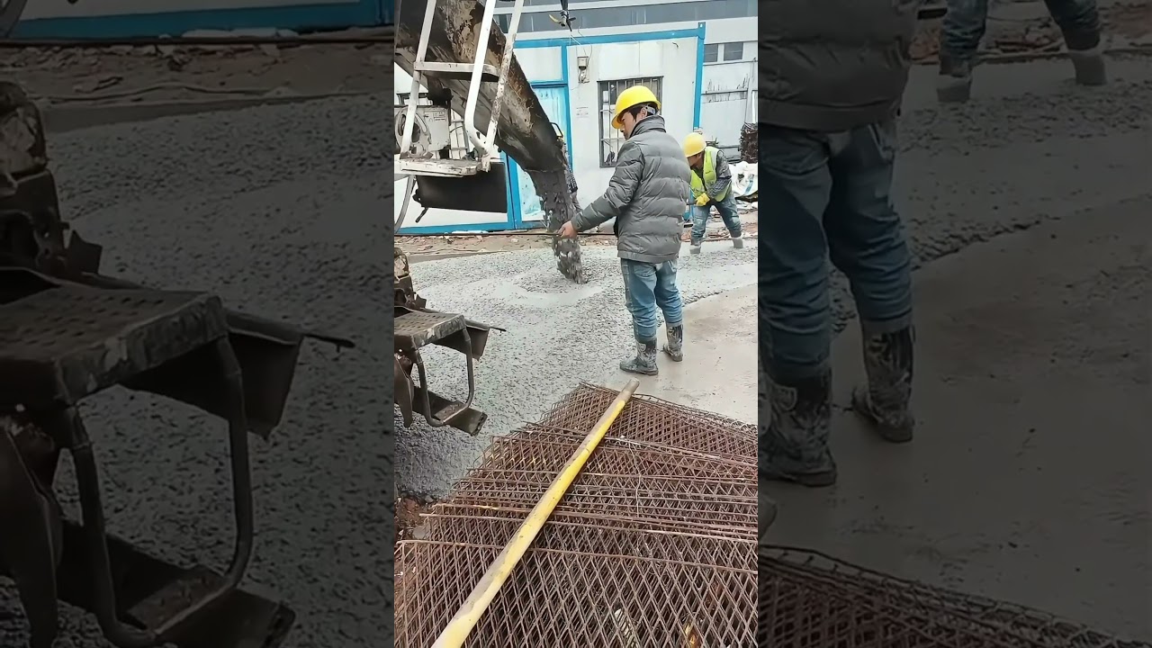 Commercial Concrete Pouring Process !