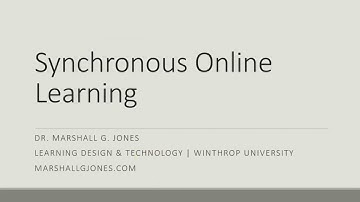 Synchronous eLearning an Overview