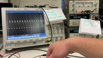 Buck Voltage Output and Diode Waveform