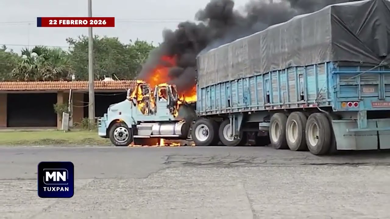 Bloqueos y persecuciones paralizan carreteras del norte de Veracruz