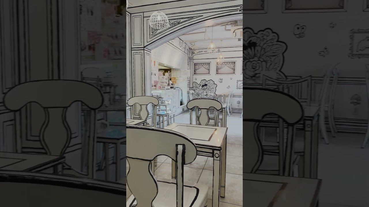 Stepping Into a 2D Dream Café in Shin Okubo ☕️🇯🇵 