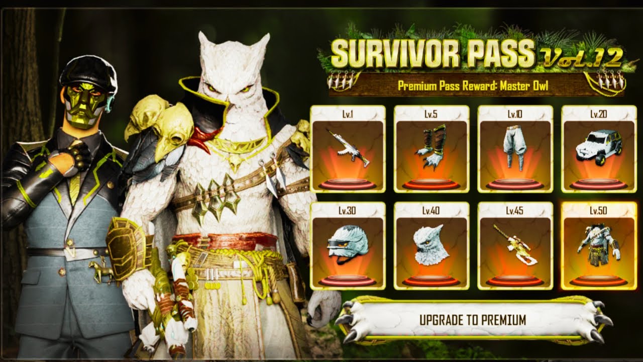 Purchasing Survivor Pass🔥Volume 12⚡️Premium Pass Plus+⚡️| NEW STATE MOBILE INDIA