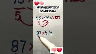math multiplication tips and tricks #math #mathematics #education #shortsfeed #shorts #school