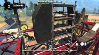Trials Evolution GE: Red Bridge 2 |My custom track  -ninja level 2-