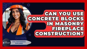 Can You Use Concrete Blocks In Masonry Fireplace Construction? - Civil Engineering Explained
