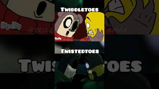 Twiddletoes Vs Twistedtoes Comparison #fnf #lore #lyrics #twiddlefinger #fnfmod #maxdesignpro  #edit