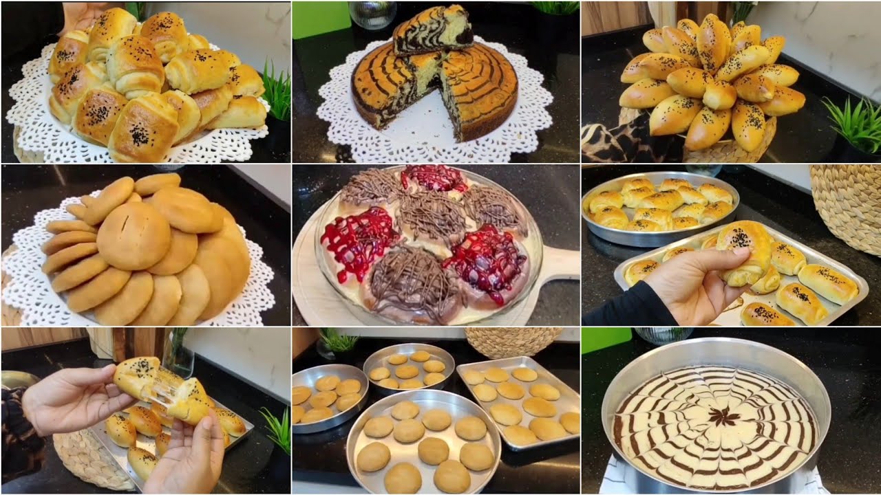 مخبوزات الشتاء والدفا الاقتصادية🌾 للفطار والعشا حلو وحادق وصفات لاتقاوم بأسهل طريقه وأبسط مقادير💁