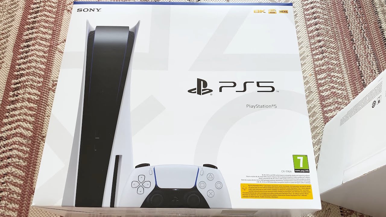Unboxing Sony PlayStation 5 s Mechanikou 825GB SSD CZ / SK