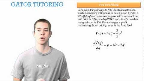 Managerial Economics - Two Part Pricing 1