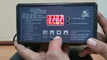 Cara setting automatic softener Runxin F116Q3