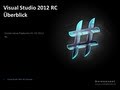 Visual Studio 2012 RC Überblick