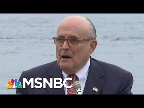 Rudy Giuliani Backpedals After Reckless Remarks Threaten Trump Graces | Rachel Maddow | MSNBC