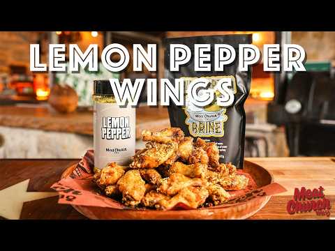 The CRISPIEST Lemon Pepper Wings You'll Ever Make!
