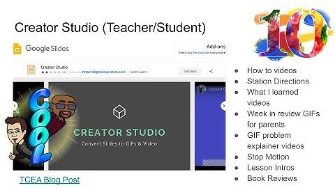 Lights, Camera, Learn!  Creator Studio Add-on