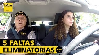 5 Faltas Eliminatorias en el Examen de Conducir (parte 2) by Autoescuela Gala 383,616 views 5 years ago 50 minutes