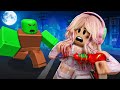 “FUI CAÇADA POR ZUMBIS! 😭 CONSEGUI ESCAPAR? (Roblox)”
