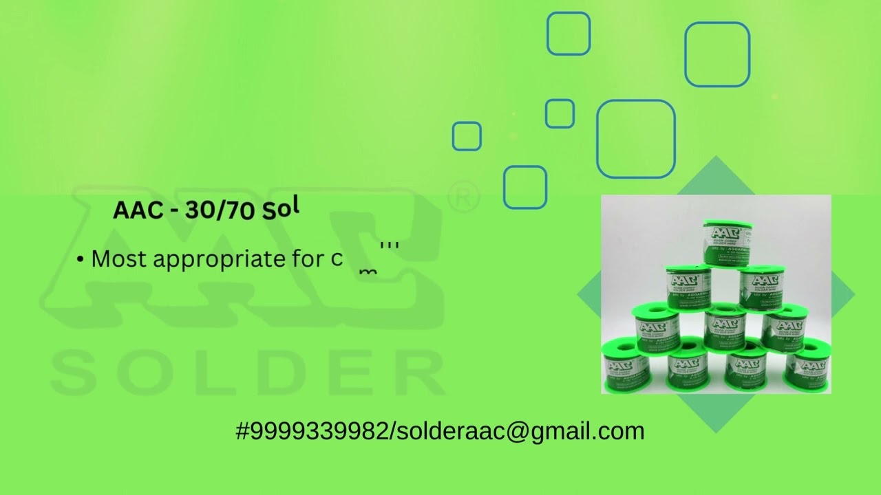 AAC - 30/70 Solder Wire/ Tin Lead Solder Wire