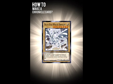Yugioh Duel Links - HOW to make a Chronicle Card?