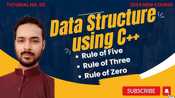 Tutorial 03: Rule of Five Three and Zero in C++