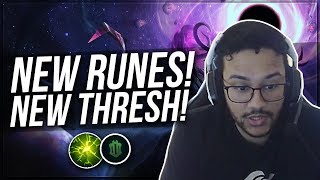 Aphromoo - NEW RUNES! NEW THRESH! | Pre-season Support Gameplay